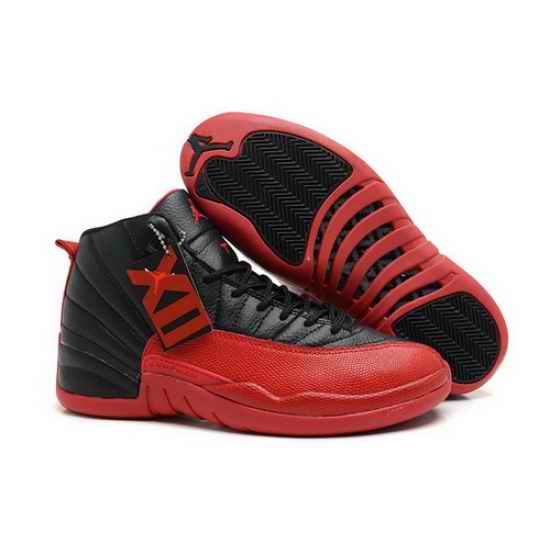 2013 New Air Jordan 12 XII Shoes Top Quality Black Red Online